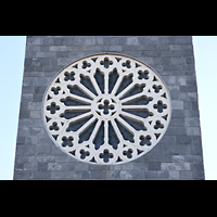 Hamburg, Hauptkirche St. Nikolai, Fensterrosette der Taufkapelle