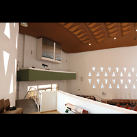 Hamburg, Hauptkirche St. Nikolai, Rckseitige Empore mit neuem Chorwerk/Auxiliar (2023)