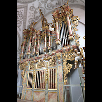 Landsberg am Lech, Stadtpfarrkirche Mari Himmelfahrt, hauptorgel seitlich