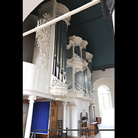 Leer, Groe Kirche, Orgel seitlich