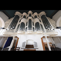 Leer, Groe Kirche, Oergel mit Spieltisch perspektivisch