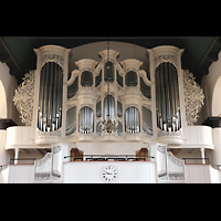 Leer, Groe Kirche, Orgel (beleuchtet)