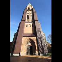Schleswig, Dom St. Petri, Turm von Westen