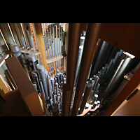 Schleswig, Dom St. Petri, Pfeifen im Rckpositiv