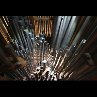 Schleswig, Dom St. Petri, Pfeifen im Rckpositiv