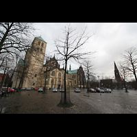 Münster, Dom St. Paulus, Domplatz mit Dom