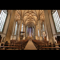 Münster, St. Lamberti, Innenraum / Hauptschiff in Richtung Chor