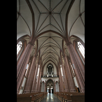 Kln (Cologne), St. Agnes, Vierung und Blick zur Orgel