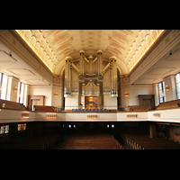 Dsseldorf, Auferstehungskirche, Orgel mit Empore