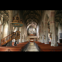 Rottweil, Heilig-Kreuz-Mnster, Kanzel und Orgel