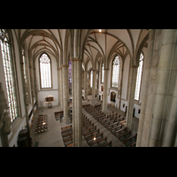 Münster, St. Lamberti, Blick von der Orgelempore in die Kirche