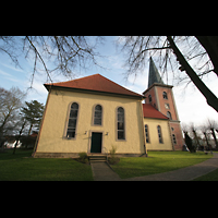 Harpstedt, Christuskirche, Auenansicht mit Seitenschiff