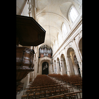 Versailles, Cathédrale Saint-Louis, Kanzel und Hauptorgel
