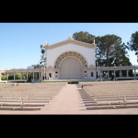 San Diego, Balboa Park, Spreckels Organ Pavilion (Freiluftorgel), Spreckels Orgelpavillon