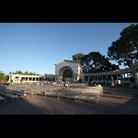 San Diego, Balboa Park, Spreckels Organ Pavilion (Freiluftorgel), Auditorium