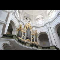 Dresden, Kathedrale (ehem. Hofkirche), Orgelempore