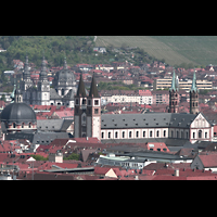 Wrzburg, Dom St. Kilian, Dom vom Kppele aus