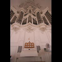 Saarbrcken, Ludwigskirche, Spieltisch und Orgel