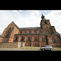 Saarbrücken, Stiftskirche St. Arnual, Seitenansicht