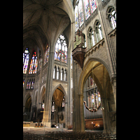 Metz, Cathdrale Saint-tienne, Vierung mit Renaissance-Orgel