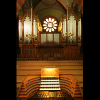 Dudelange (Düdelingen), Saint-Martin (St. Martin), Spieltisch und Orgel