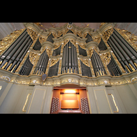 Coburg, St. Moriz, Orgel mit Spieltisch