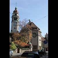 Stuttgart, Markuskirche, Auenansicht mit Turm