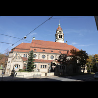 Stuttgart, Markuskirche, Auenansicht von der Filderstrae aus