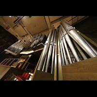 Leipzig, Neues Gewandhaus, Orgel perspekticisch, vorne die Pedaltrme