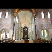 Braunschweig, Dom St. Blasii, Querhaus und Hauptschiff mit Blick zur Orgel