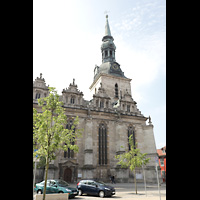 Wolfenbüttel, Hauptkirche Beatae Mariae Virginis, Südansicht von der Reichsstraße aus