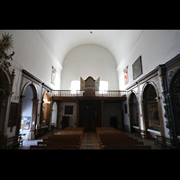 Tavira, Igreja de Santiago (So Tiago / St. Jakob), Innenraum in Richtung Orgel