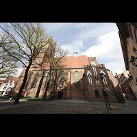Berlin, St. Nikolai, Auenansicht von Sden mit Reformationsplatz