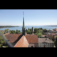 Konstanz, Mnster Unserer Lieben Frau, Blick vom Mnsterturm in Richtung Osten auf den Bodensee