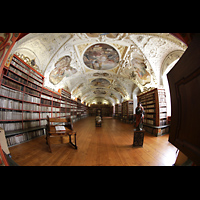 Praha (Prag), Strahov Klter Bazilika Nanebevzet Panny Marie (Klosterkirche), Bibliothek strahov, philosophische Abteilung, gesamter Raum