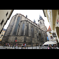 Praha (Prag), Matka Boží pred Týnem (Teyn-Kirche), Chorraum von außen