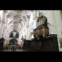 Praha (Prag), Strahov Klter Bazilika Nanebevzet Panny Marie (Klosterkirche), Chororgel und hauptorgel