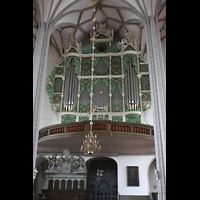 Grlitz, St. Peter und Paul (Sonnenorgel), Sonnenorgel mit Orgelempore