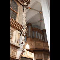 Bautzen, Dom St. Petri, Frstenloge und Eule-Orgel