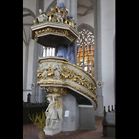 Grlitz, St. Peter und Paul (Sonnenorgel), Kanzel