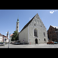 Grlitz, Dreifaltigkeitskirche, Obermarkt mit Dreifaltigkeitskirche von Westen