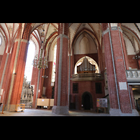 Brandenburg, St. Katharinen, Chorrorgel in der sdlichen Vierung