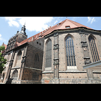 Brandenburg, St. Katharinen, Chor und Kirche von Sdosten