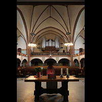 Rostock, Heiligen-Geist-Kirche, Blick über den Altar zur Orgel