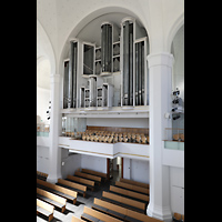 Düsseldorf, Johanneskirche, Orgelempore seitlich