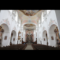 Arlesheim, Dom, Innenraum in Richtung Chor