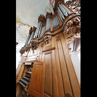 Arlesheim, Dom, Orgel mit Spieltisch seitlich