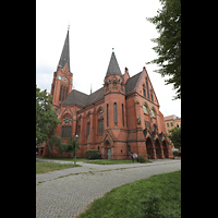 Berlin, American Church in Berlin (ehem. Lutherkirche am Dennewitzplatz), Auenansicht von Sdwesten