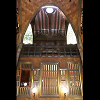 Barcelona, Palau Güell (Gaudi), Orgel in der oberen Etage der Haupthalle