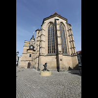 Bayreuth, Stadtkirche Heilig Dreifaltigkeit, Chor von außen